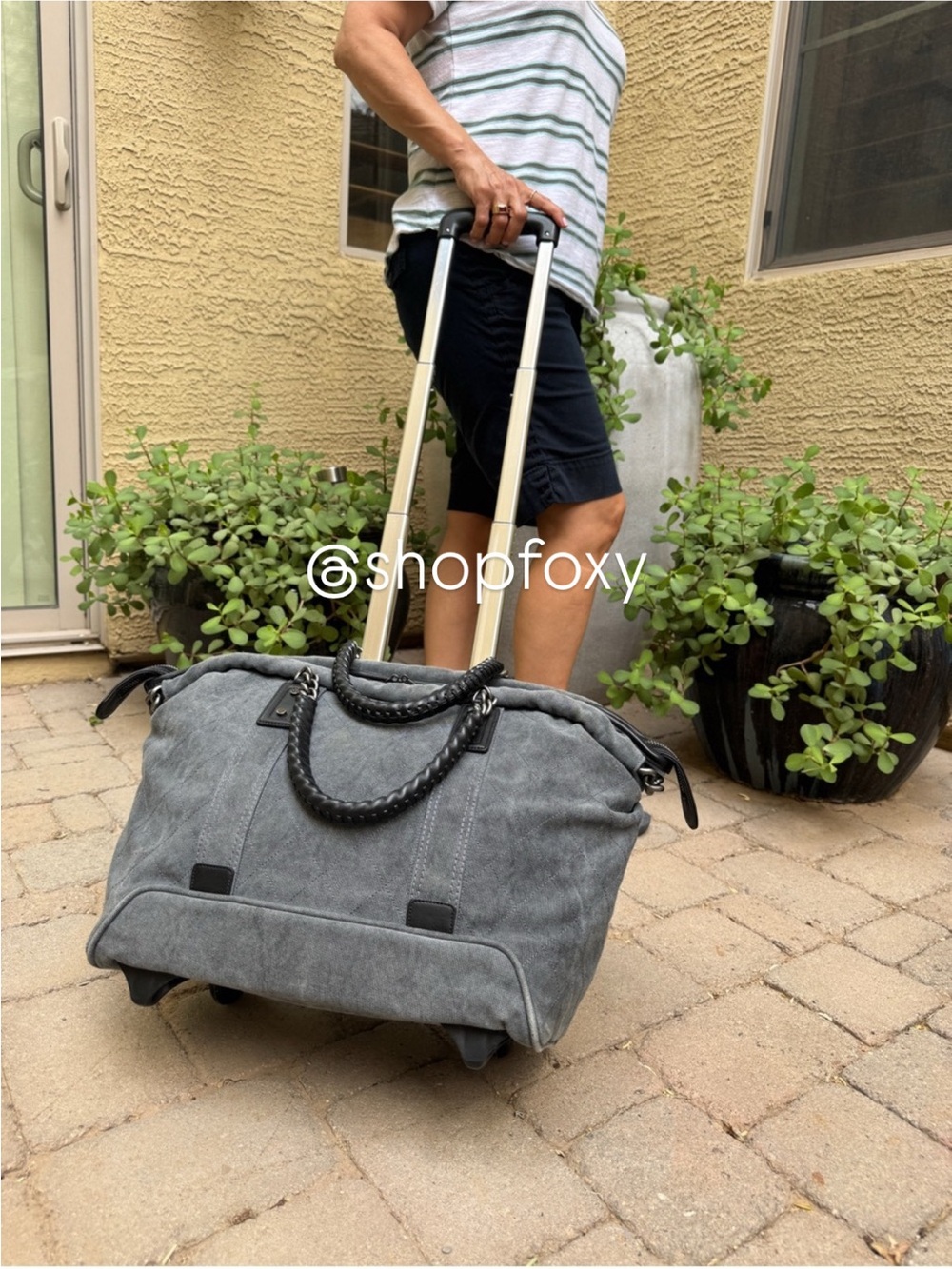 Chanel Street Style Weekender Coco Cocoon Carryon Suitcase Trolley Luggage Bag